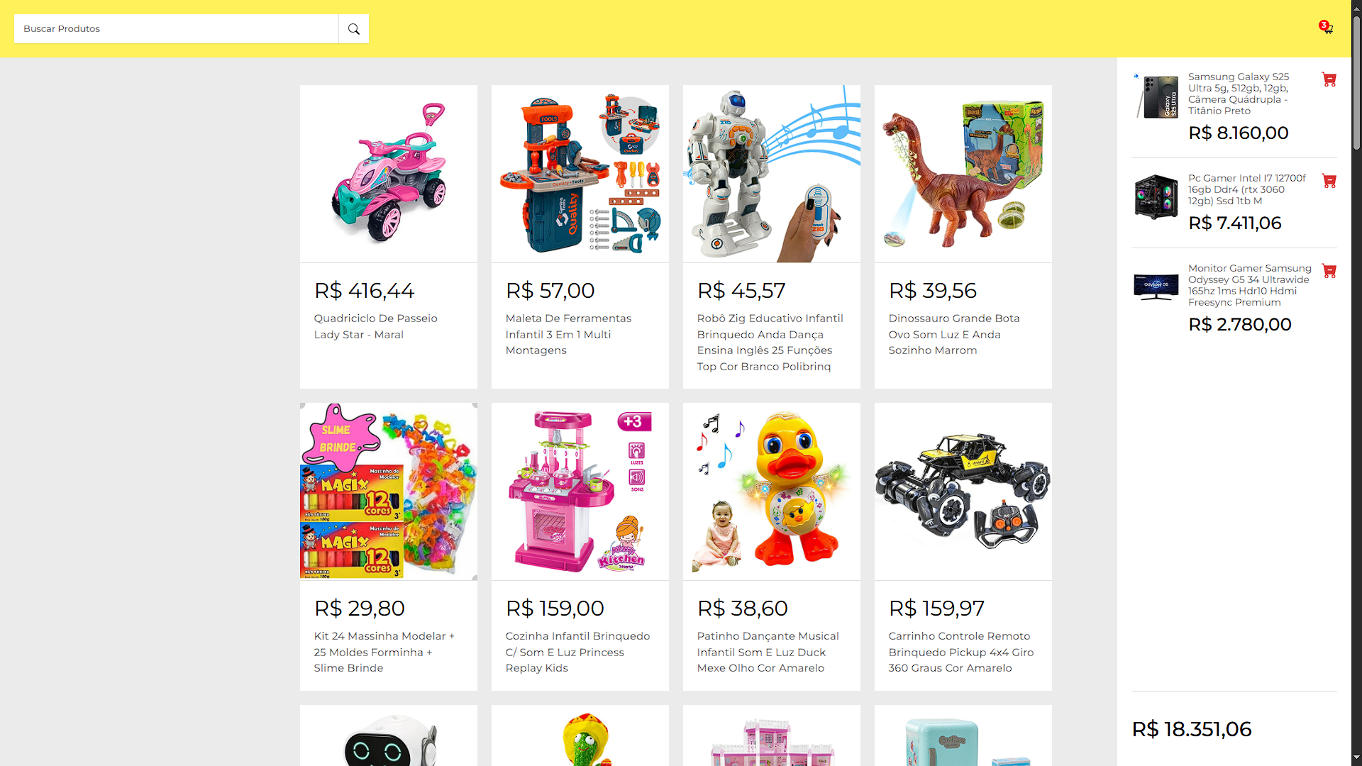 Projeto Mercado Livre